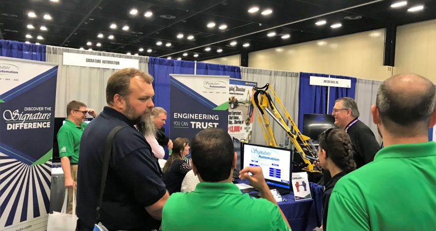 Signature Automation Exhibit Booth at Texas Water 2018