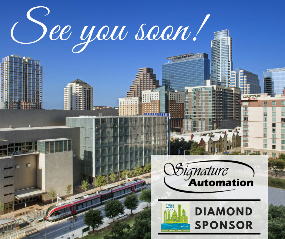 Signature Automation sponsors Texas Water 2017 Conference in Austin, Texas