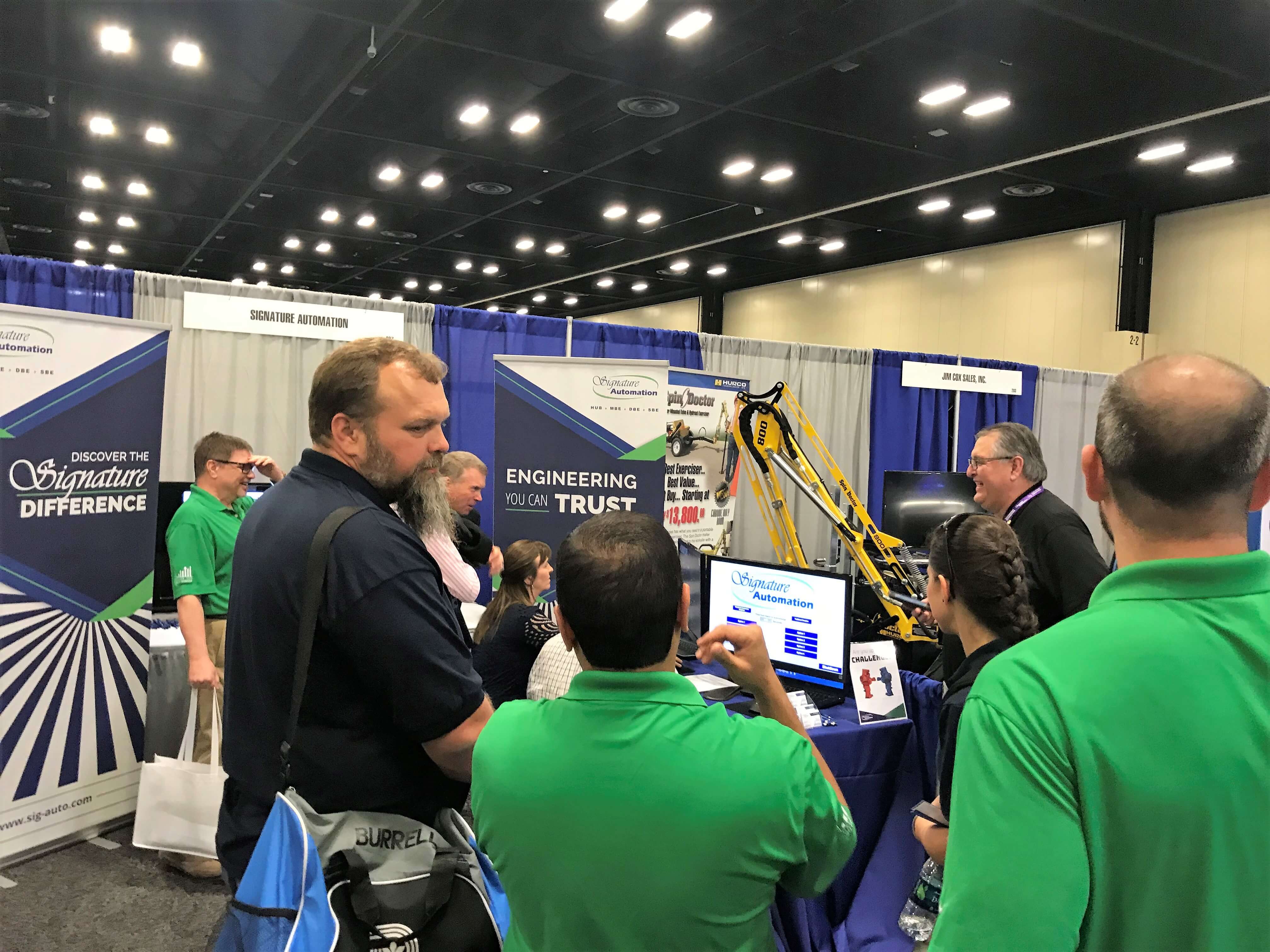 Signature Automation Exhibit Booth at Texas Water 2018