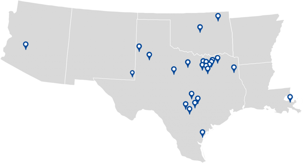 Signature Automation client locations as of May 2018